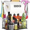 Blackstone Griddle Accessories Kit – 40PCS Set with Basting Cover, Spatula, Scraper, Burger Press, Tongs, Cleaning Kit 4