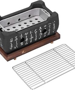 Japanese Barbecue Grill, Mini Portable Barbecue Grill Type Food Charcoal Stove Household Barbecue Tool Accessories