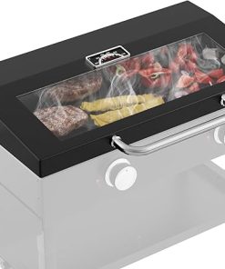 BBQ Future Griddle Lid for Blackstone 28 inch Griddle, Clear View Griddle Hard Cover Hood for 28" Blackstone 1517 1853 2206 1885 and More Blackstone Flat Top Cooking Station