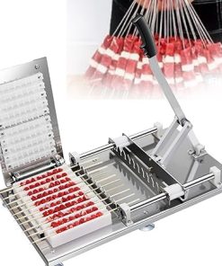 Barbecue Skewers Maker, Tool Kebab Making Box,With 100 Sticks - Perfectly Grilled Skewers - Easy Kebab Making - Kitchen Bbq Tool Kit