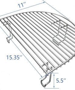 Stainless Steel Extended Cooking Rack multitiered Grill Grids Grates Replacement Parts for Primo Oval XL Grill Primo 332 2