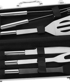 Grilling Tool Kit BBQ Tool Set Case Lightweight Stainless Steel Grill Tools