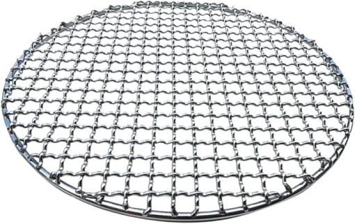 Baking Supplies, Grids Grates 304 Stainless Steel Round BBQ Net Grill Mesh Roast Nets Bacon Grill Tool Iron Nets Barbecue Accessories Non-Stick BBQ Mat Grid(20cm)