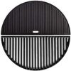 Grill Valueparts 18 Inch Half Moon Grate and Reversible Griddle Replacement Parts for Kamado Joe Classic III, II, I, Large Big Green Egg, Vision Grill, Cast Iron Cooking Grid Grate Griddle Grill