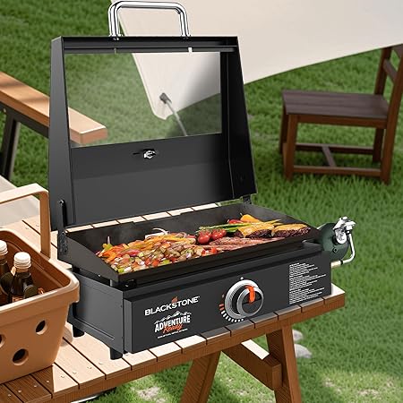 Upgraded Griddle Lid for Blackstone 17 Inch 1650 Gas Tabletop Griddle, Flat Top Hinged Hood Lid with Clear View Window and Handle Replacement Parts for Blackstone Tabletop 5010 Grill Hard Cover 2 Upgraded Griddle Lid for Blackstone 17 Inch 1650 Gas Tabletop Griddle, Flat Top Hinged Hood Lid with Clear View Window and Handle Replacement Parts for Blackstone Tabletop 5010 Grill Hard Cover - Image 2