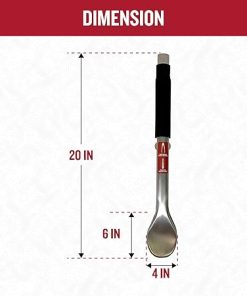 FIREDISC Ultimate Gripping Weapon 20-in. Stainless Steel Tongs with High Heat Handle TCGTONG, Stainless Steel Cooking Utensil, BBQ Accessory, and Grilling Accessory, Cooking Tongs and Serving Utensil 2