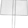 Reusable Barbecue net,BBQ Grill Rack, Round BBQ Grill Net,Stainless Steel Multi-Purpose Barbecue Round Grill Grate Camping Cookware Outdoor Campfire Grill Gridfor Rib,(35cm) 3