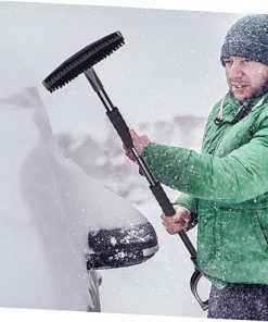 FAVOMOTO 1set Detachable Snow Removal Tools Ice Scraper Shovel Brush for Car Truck Roof Accessories for Efficient Snow Clearing 2
