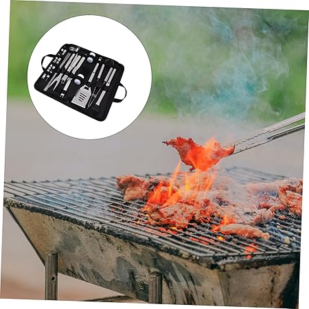 MERRYHAPY Accessories Kit 8-in-1 Grill Utensils Set for Outdoor Cooking Grill Tools 2 MERRYHAPY Accessories Kit 8-in-1 Grill Utensils Set for Outdoor Cooking Grill Tools - Image 2