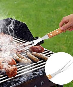 BBQ Tools Set, 4 PCS Portable Grilling Utensil Kit, Compact Barbecue Tool Set with Oxford Storage Bag – Suitable for Cooking and Camping Grilling Accessories 2