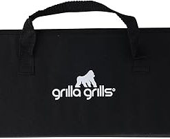 Grilla BBQ Set with 4 Stainless Steel Utensils, Wood Handles, and Carry Case for BBQ, Competition BBQ, Cooking, Grilling 2
