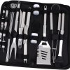 Stainless Steel Grill Tools BBQ Tool Sets Outdoor Grill Kit Durable and Multi-Purpose 3