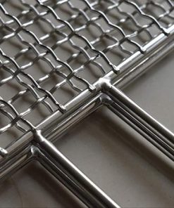 Barbecue Grilling Basket,Bold 304 Stainless Steel Clip Beats Barbecue Tool Accessories Supplies Vegetable Splint 2