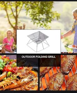 Barbecue Supplies,Portable Foldable Camping Barbecue BBQ Tool Kits for Outdoor 2