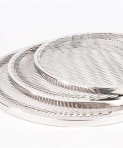 Barbecue Grilling Basket,Stainless Steel Charcoal Oven Steel Wire Net Non-Stick Wire Barbecue 2
