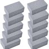 Grill Griddle Cleaning Brush Brick Block Pumice Stones for Removing BBQ Grill,Rack,Flat Top,Cooker,Pool,Outdoor Kitchen BBQ Tool(10 pcs)