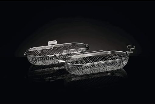 Napoleon 64000 Rotisserie Basket Grill Accessory, Stainless Steel - Image 2