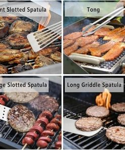 BBQ 41 Pcs Grill Tools Utensils Set Griddle Accessories Kit for Outdoor Grilling BBQ Gift for Men Grill Utensils Set Accessories 2