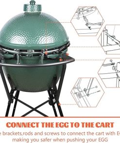 Big Green Egg Nest Handler – XLarge Egg Nest Cart, Safer & Reliable 2