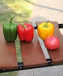 Dracarys Grill Side HDPE Shelves for Big Green Egg Parts Replacement Egg Mate BBQ Big Green Egg Accessories Fit Large (L) Big Green Egg Side Shelves – 3 Shelves Slats 2
