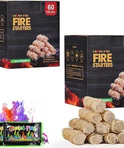 Fire Starters for Solo Stove Mesa,Fireplace Starter Great Accessories Tool for Grilling Camping Cooking Campfires and BBQ Light Fire Wood Charcoal and Sticks 2