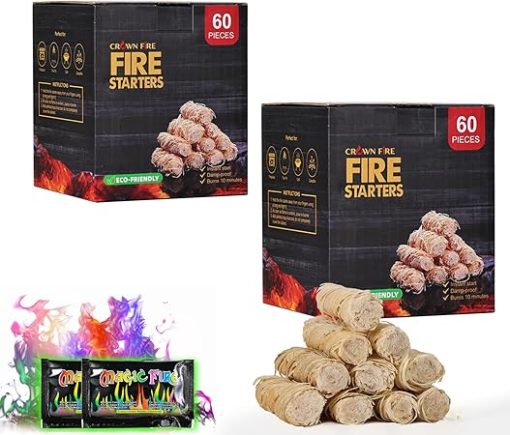Fire Starters for Solo Stove Mesa,Fireplace Starter Great Accessories Tool for Grilling Camping Cooking Campfires and BBQ Light Fire Wood Charcoal and Sticks - Image 2