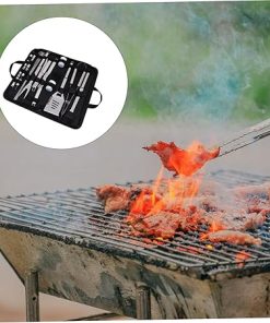 Mipcase BBQ Tools Kit 12pc Grilling Utensils Set Barbecue Accessories for Outdoor Grill Camping Cookware 2