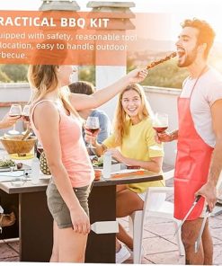 BESPORTBLE Grill Utensils Set 12pc BBQ Tools Kit Spatula Tongs Fork Brush Grill Grate Ideal for Outdoor Cooking Camping Picnic 2