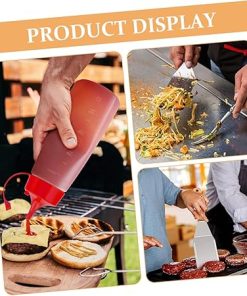 8pc Grill Utensils Set BBQ Tool Kit Sturdy Stainless Steel Wooden Handles Outdoor BBQ Accessories for Camping 2