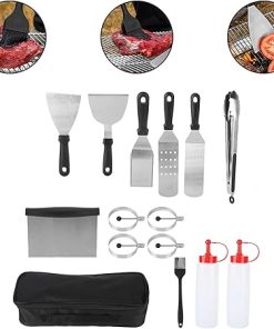 BBQ Set Complete Sturdy Heat Outdoor Indoor Stainless Steel 2