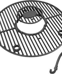 19.5" Round Cast Iron Grill Grate Kit for Char Griller Akorn Kamado Ceramic Grill 16220, Pit Boss K24, Louisiana Grills K24, Parts for Char-griller Replacement Grates, Chargriller Grates Replacement