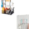 Stainless Steel Outdoor Grill Cart with 3-Tier Shelves & Lockable Wheels | Heavy-Duty Pizza Oven Stand & Prep Table for Patio | Movable BBQ Workstation with Tool Hooks & Paper Towel Holder 3