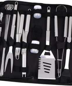 Utensils Set 1set Grill Tools Kit for Outdoor Barbecue Stainless Steel Tools for Men Full Set Grill Utensils for Family Easy Storage