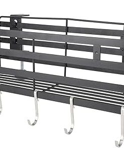 Portable Griddle Caddy Organizer Black Grill BBQ Seasoning Rack Outdoor Camping Essential