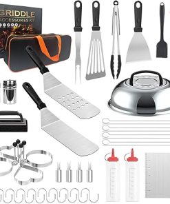 Griddle Accessories Kit 42Pcs Flat Top Grilling Tools Set with a Carry Bag Cooking