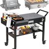 Grill Grease Tray Replacement Parts for Dyna Glo Grill Replacement Parts 5 Burner DGH474CRP, DGH483CRP, DGH485CRP, Adjustable 24”-30” Gas Grill Drip Pan, Cooking Grate, Heat Plate Shield and Burners 3