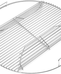 22" Cooking Grate Hinged for Weber, 7436 Charcoal Grill Grate Round Hinged, Replacement Part for Weber One-Touch, Performer and Bar-B-Kettle Series, Grill Grate BBQ for Weber Series