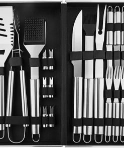 26 PCS Grill Set BBQ Tools Gifts for Men & Women, Grilling Tools Set for Outdoor Grill, Stainless Steel BBQ Kit,Grill Utensils Set for Dad