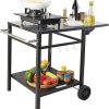Rotisserie Kit Universal Replacement 5078a Quick Install Portable Spit Grill Outdoor Camping BBQ Three Heights Adjustable Length Cooking Tool Roaster Accessories Chicken Fork Heavy Duty Motor DC 5V 4