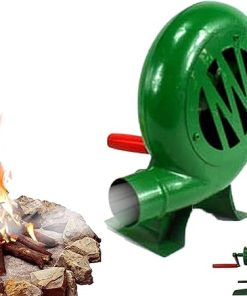 Hand Crank Blacksmith Forge Blower Iron Gear Popcorn Fan Manual Fan Outdoor Hand Portable Bbq Fan Air Blower Manual Hand Crank Bellows Home Ignition And Combustion Cooking T(Size:300W,Color:One Color)