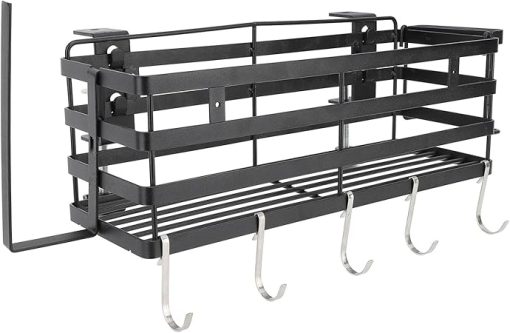 Griddle Caddy Outdoor Camping Grill BBQ Accessories Organizer Side Storage Rack - Image 2