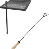 Camping Barbecue BBQ Grilling Basket Charcoal Grill Outdoors Tools Portable Nonstick Roasting Meat Accessories Picnic 3