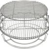 KAMaster Cast Iron Cooking Grids Grates for Medium Big Green Egg Charcoal Grill Egg Grate Round Grill Grate (15.5″-Fit Medium GRILL) 4