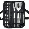 16pcs Heavy Duty Tools Gift Set, Stainless Steel Grilling Tools, Grill Set Heavy Duty BBQ Accessories with Storage Bag, for Home, Camping, Traveling