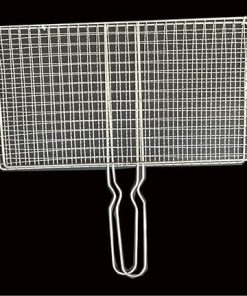 Barbecue Grilling Basket,Grilled Fish Clip Net Clip Kebab Kebab Grilled Fish Grilled Meat Barbecue Tool Clip Grilled Vegetable Clip 2