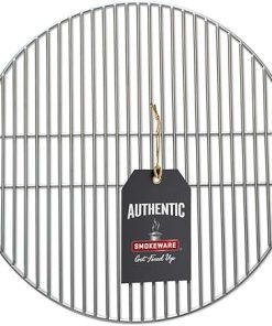 Stainless Steel Grill Grate – Compatible with Large Big Green Egg, Heavy Duty Gauge, 18 inches