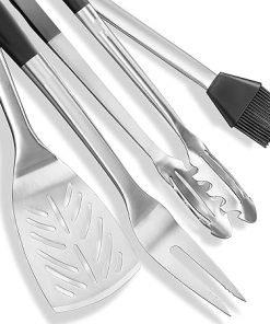 4pc Stainless BBQ Grilling Utensil Tool Set, Heavy Duty Grill Accessories 2
