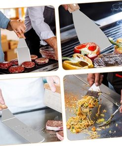 BBQ Accessories Set 8pc Grilling Utensils Handles Easy to Carry for Outdoor BBQ 2