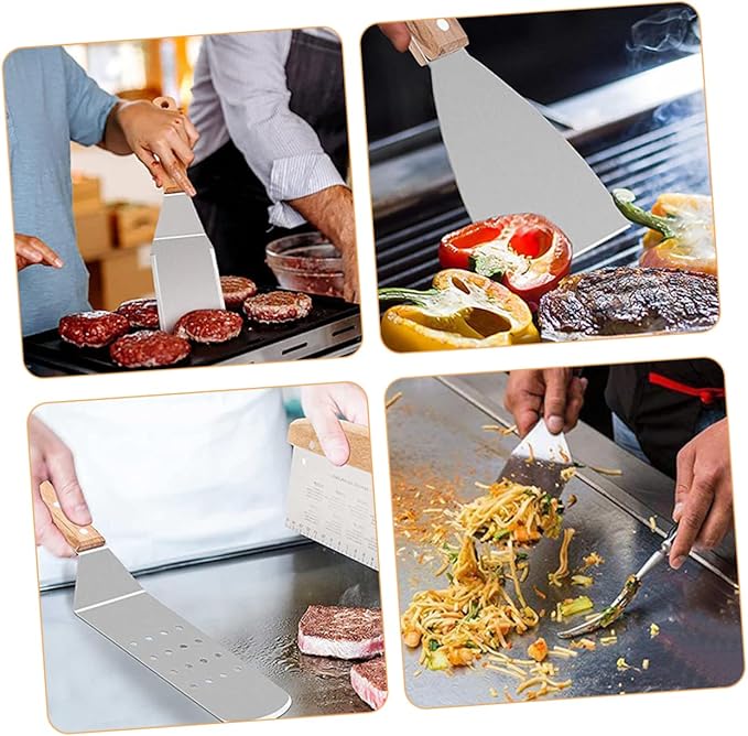 BBQ Accessories Set 8pc Grilling Utensils Handles Easy to Carry for Outdoor BBQ 2 BBQ Accessories Set 8pc Grilling Utensils Handles Easy to Carry for Outdoor BBQ - Image 2