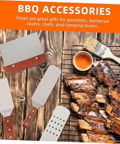 12pc Set Portable BBQ Tools Kit Outdoor Stainless Steel Camping Cookware BBQ Accessories 2
